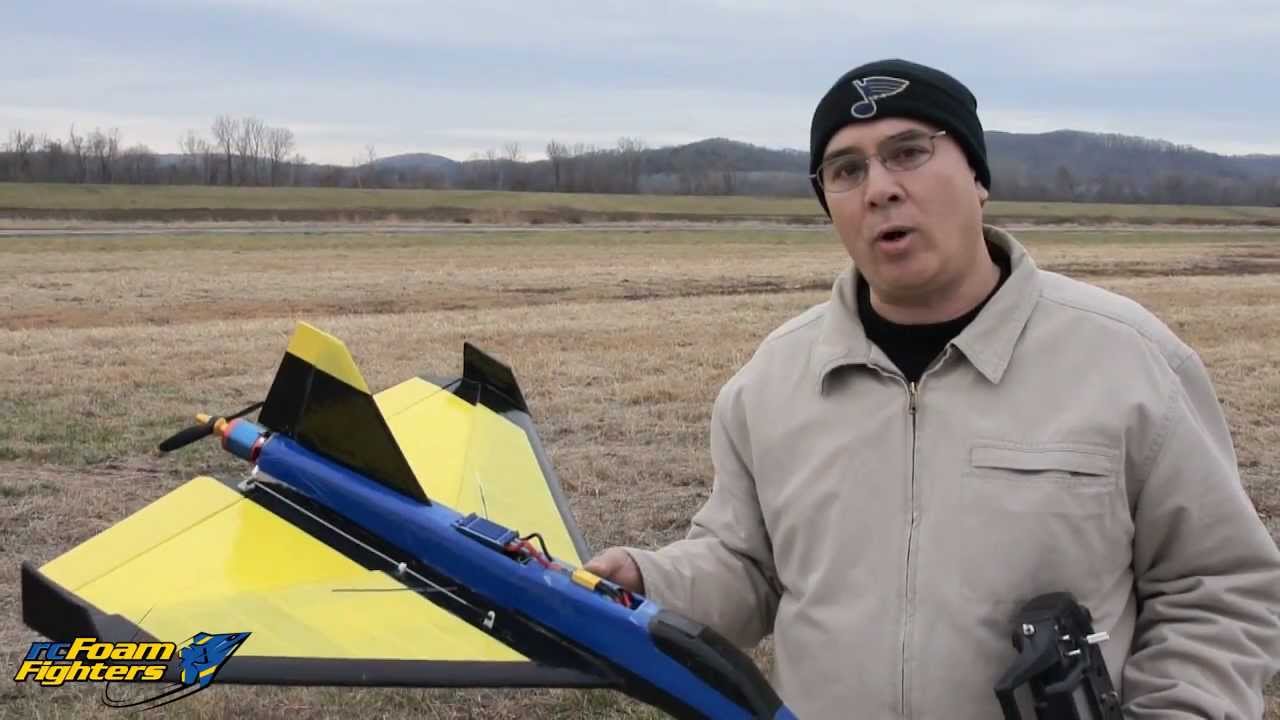 EPP Bullet Plane 1600watt Test Flight