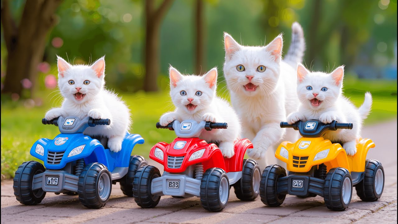 Mama Cat Buys the Dream Toy Car for Her Kitten, Turning a Long-Held Wish Into Reality 🐱🚗✨
