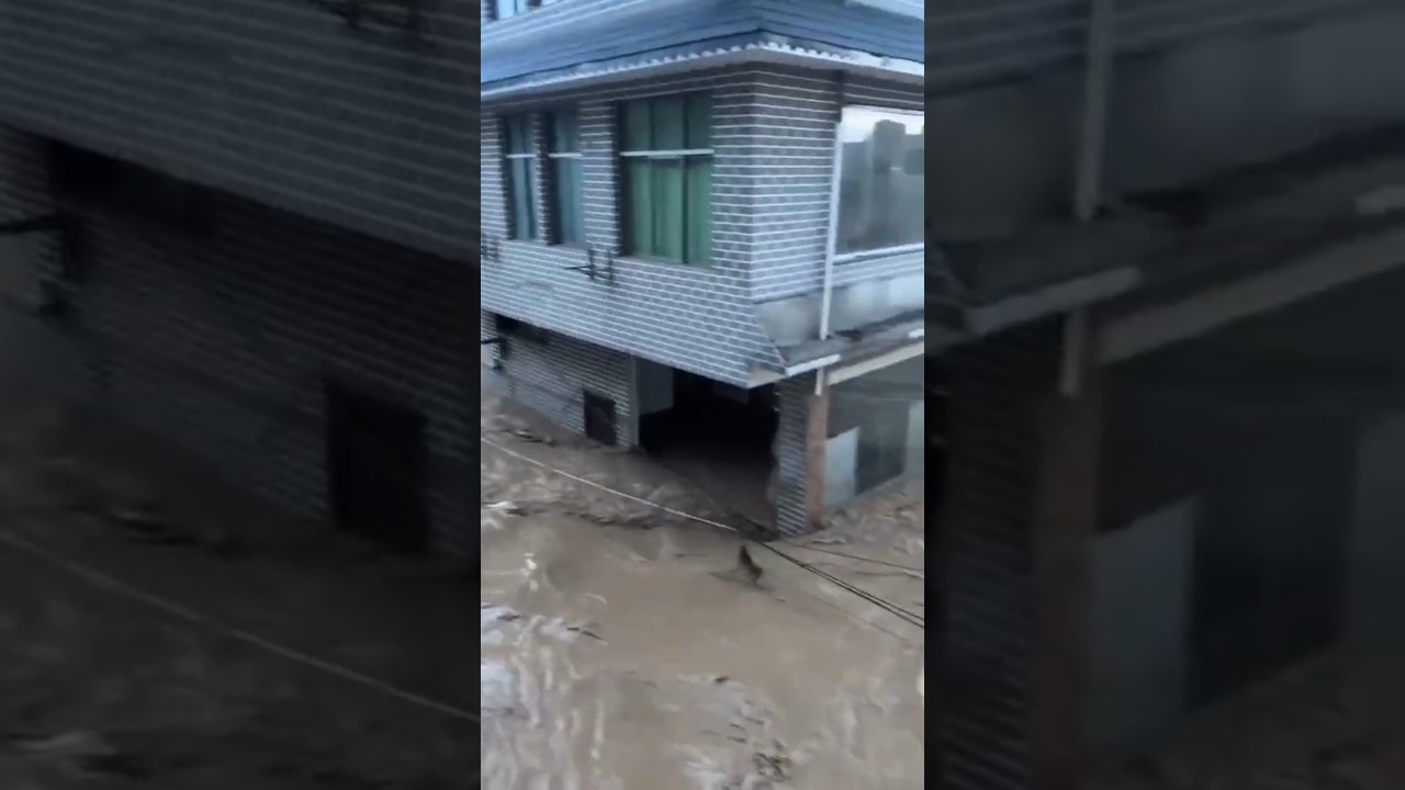 Nature&rsquo;s Fury: Massive Flooding #shorts #disaster #floods