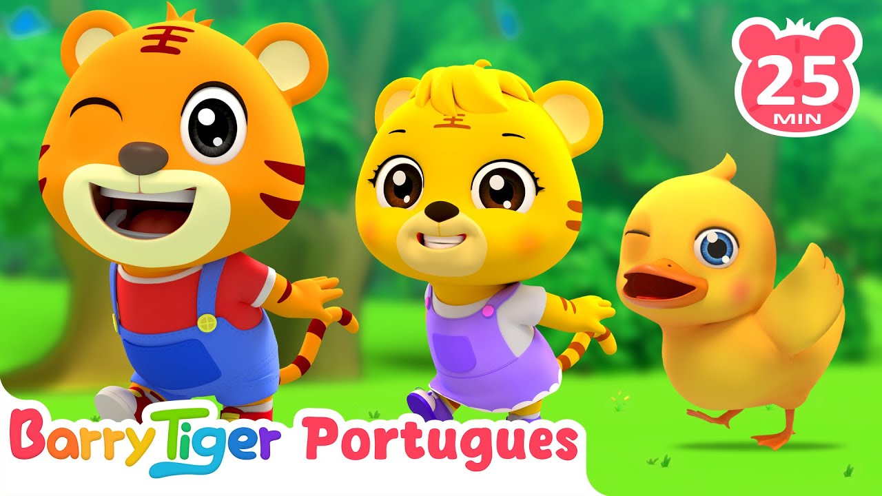 Mexa-se como os Animais 🐾 Canções Divertidas | Canções Infantis | BarryTiger em Português