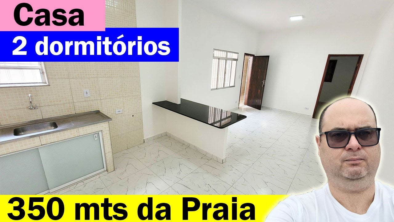 [Vendido] Casa 2 dormit&oacute;rios 350 metros da Praia em Praia Grande SP