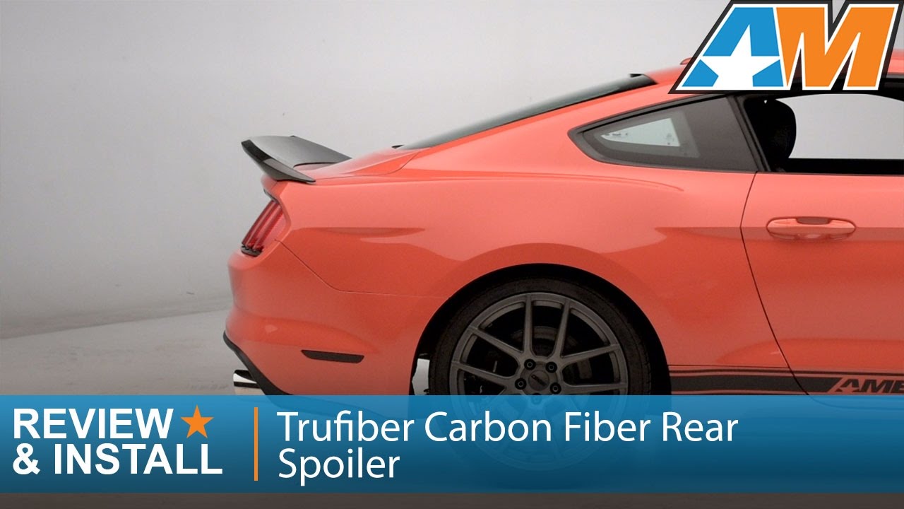 2015-2017 Mustang Trufiber Carbon Fiber Rear Spoiler w/ Gurney Flap Review & Install