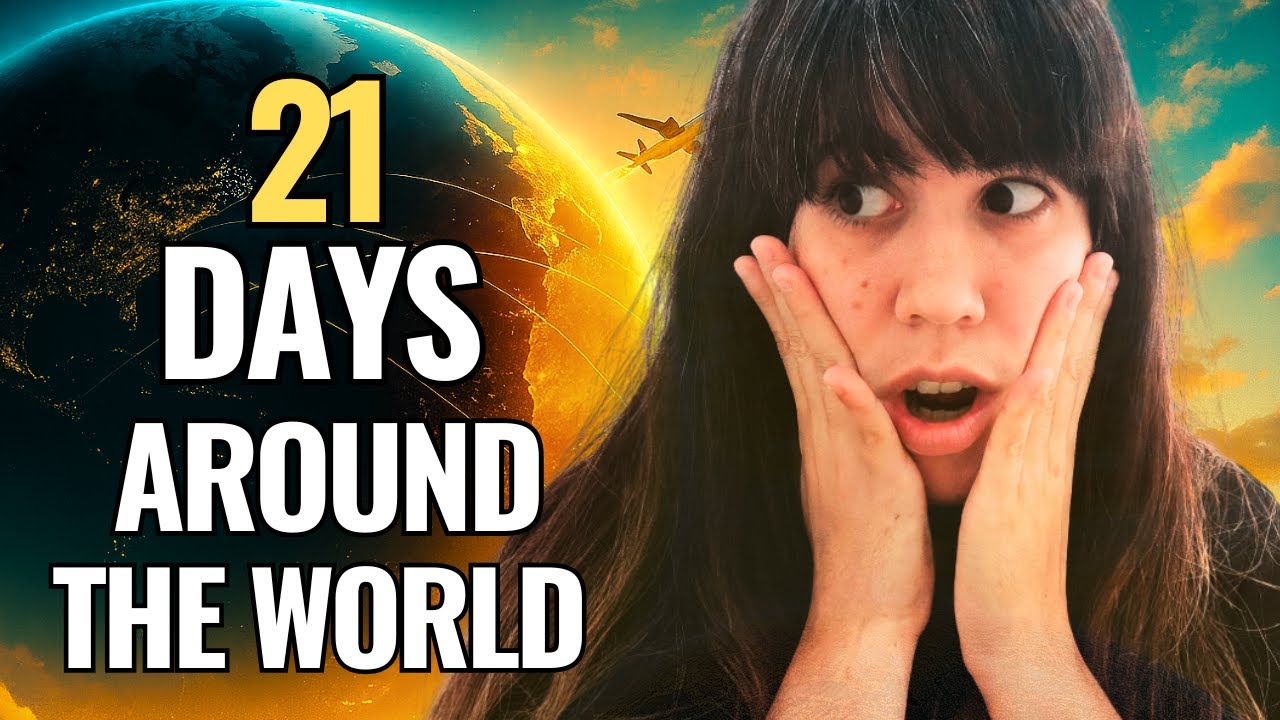 Can I Travel The WORLD In 21 Days? 🌏