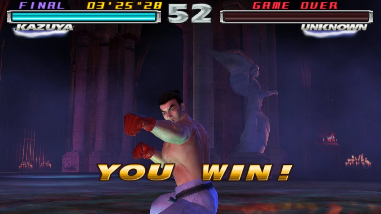 Tekken Tag Tournament (PS2) Kazuya Playthrough (1 On 1 Mode)