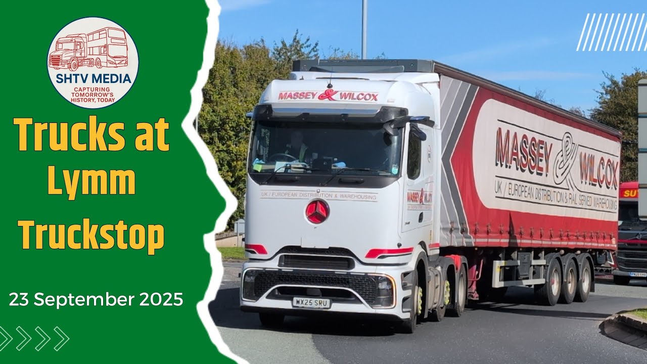 Truck Spotting at Lymm Truckstop | September 2025