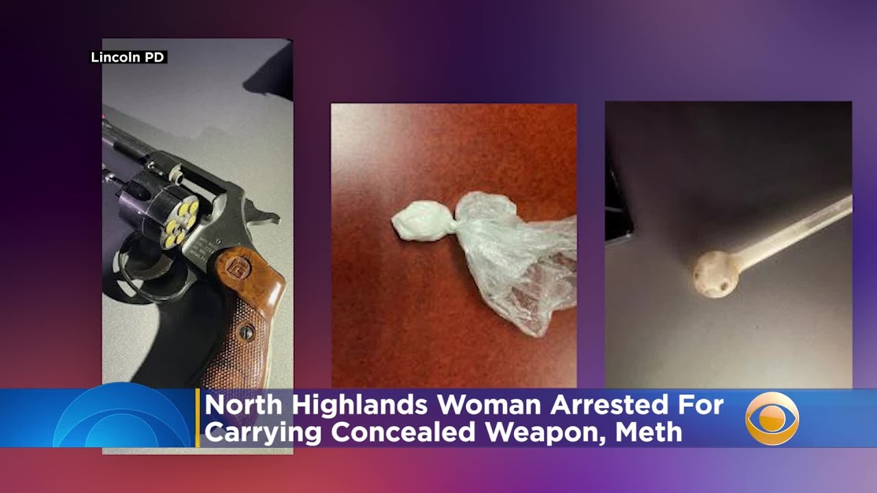 North Highlands Woman Caught While Allegedly Carrying Concealed Weapon, Possessing Meth