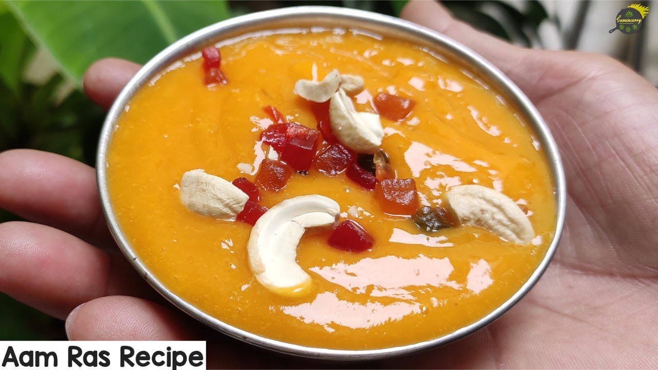 Aamras Recipe | Mango Dessert | How To Make Aamras | Aamras Recipe Youtube | Aam Ras Recipe | Aamras