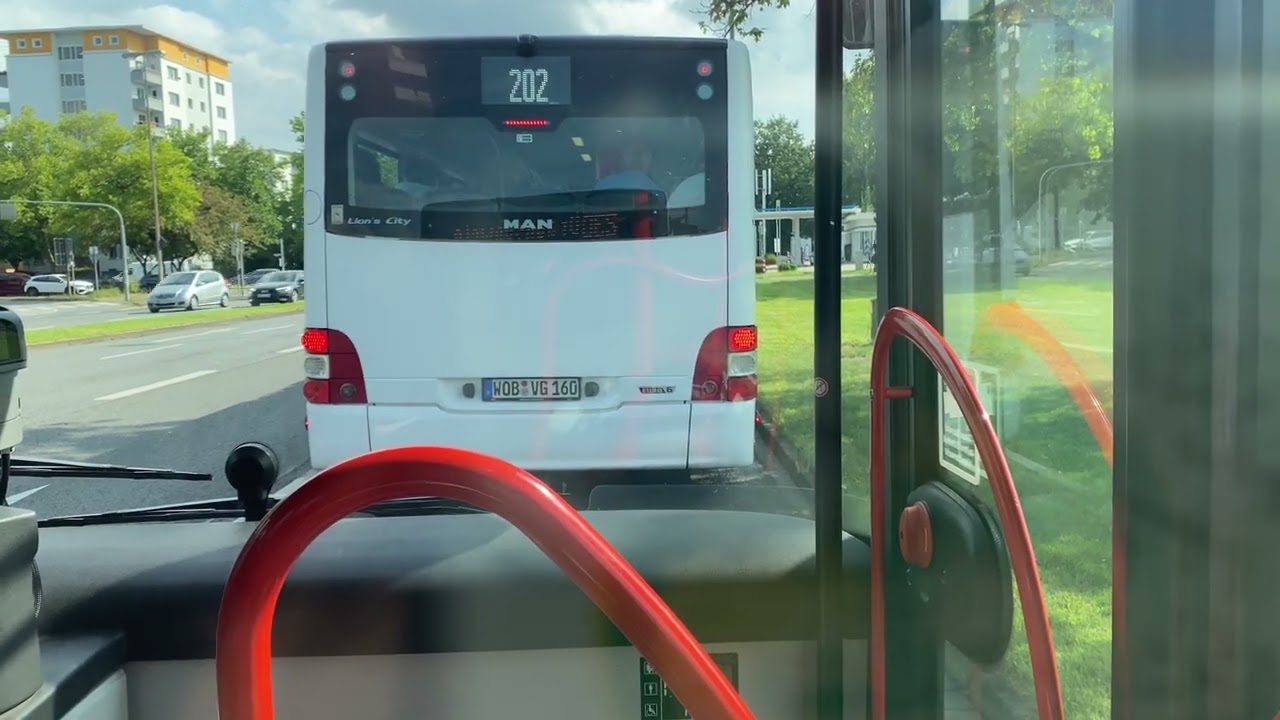 WVG Wolfsburg Bus|Mitfahrt Linie 230 nach Braunschweig Rathaus.Mit einem MAN Lion‘s City