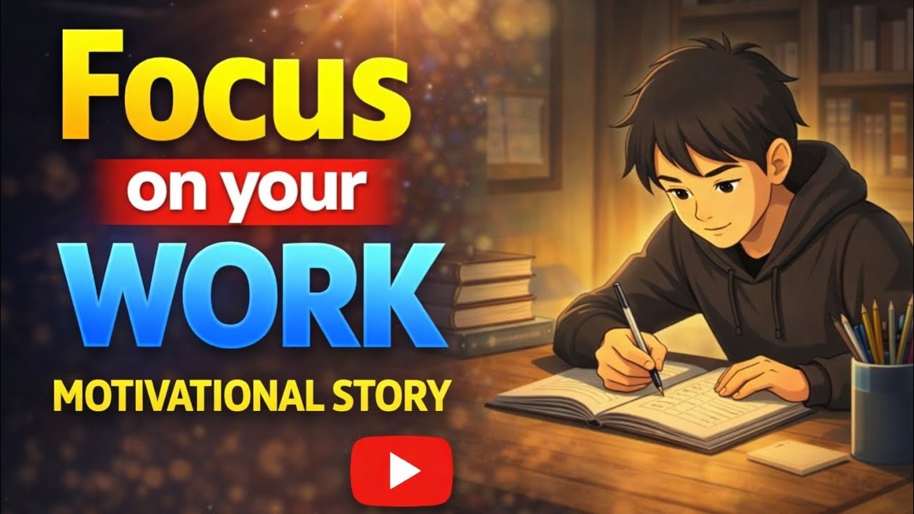 Focus on your work- a powerful Motivational Story for your Life | Wordy Tales