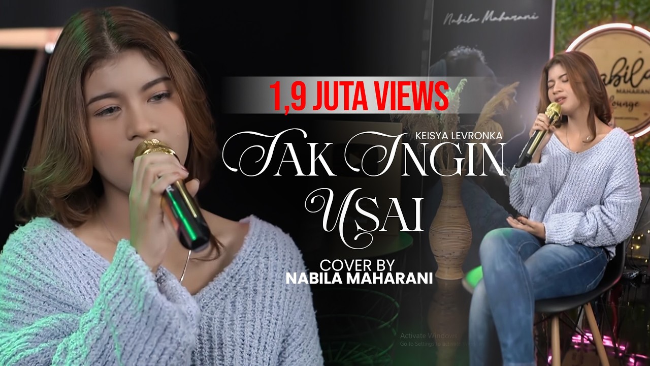 TAK INGIN USAI - KEISYA LEVRONKA | Cover by Nabila Maharani