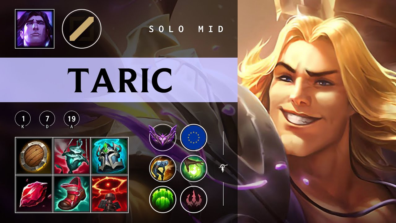 Taric Mid vs Ryze - EUW Master Patch 25.24
