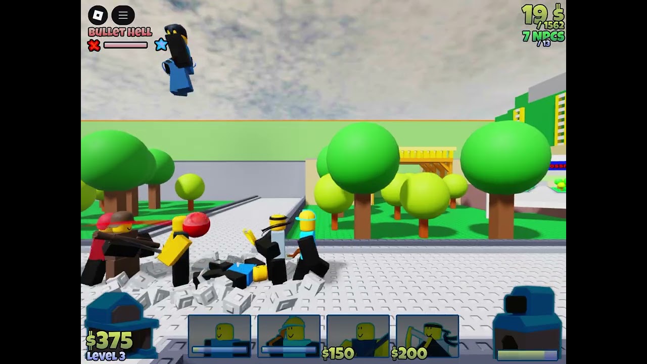 The battle bricks gameplay
