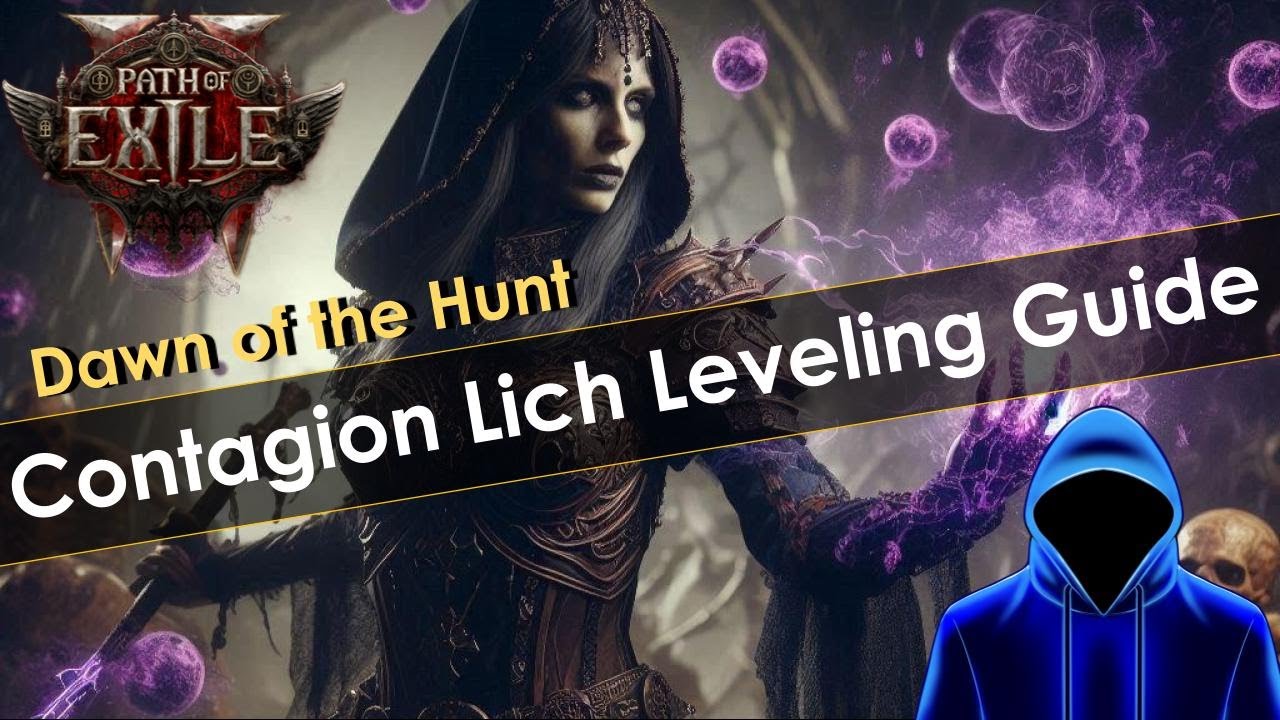 Path of Exile 2 Essence Drain Contagion Lich Witch Leveling Build Guide