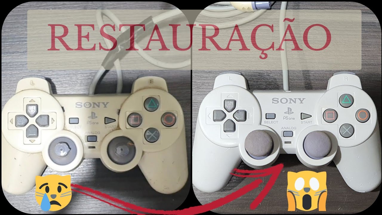 PSone Original Dualshock Restoration - [Restauração Controle PSone]