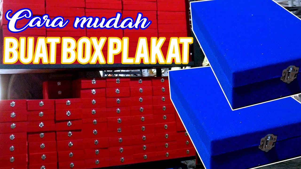 CARA MUDAH BUAT BOX PLAKAT by Cetakers digital printing