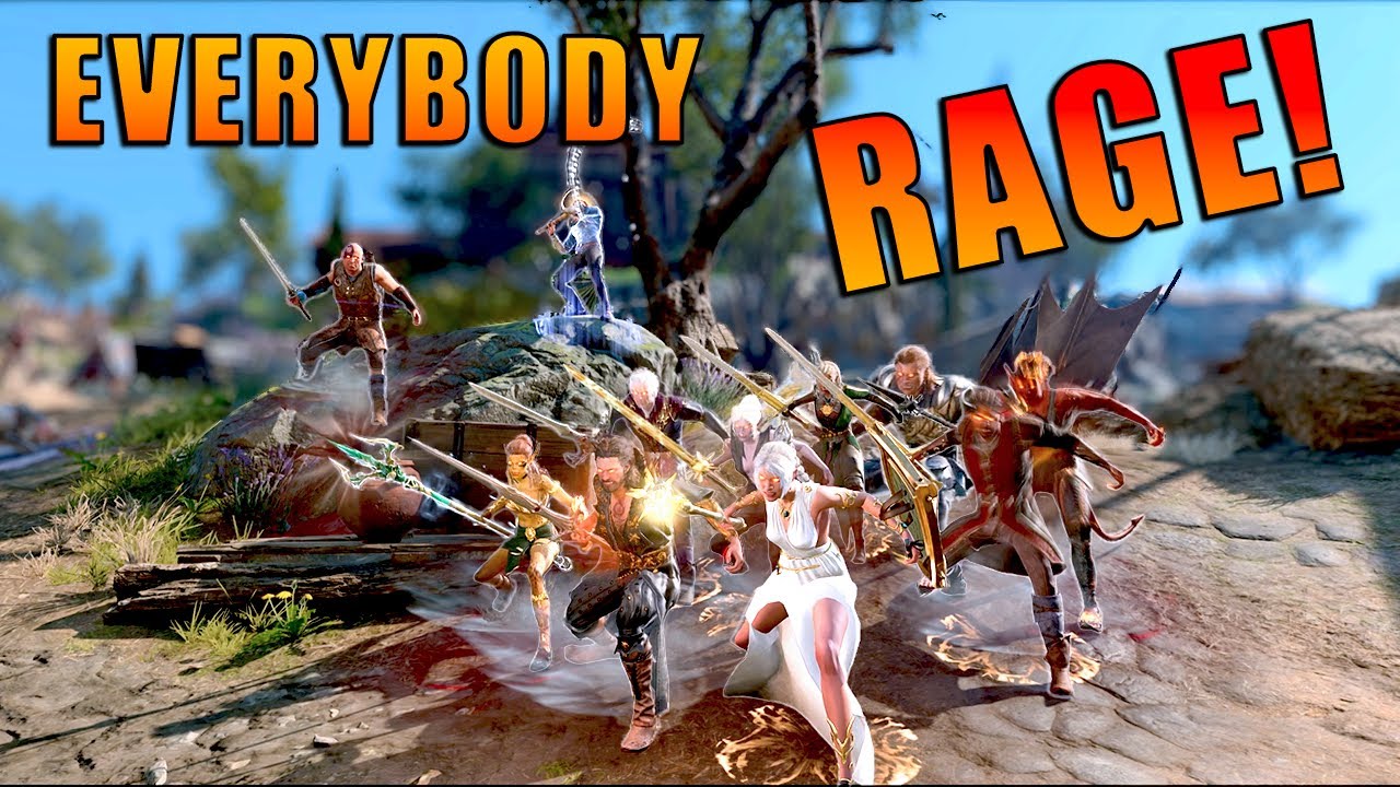 Every companion's barbarian scream - Baldur's Gate 3