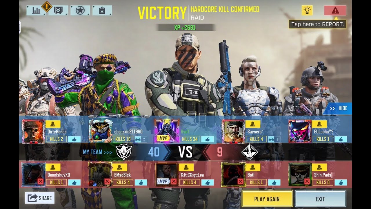 Call of Duty: Mobile | Hardcore Kill Confirmed Gameplay