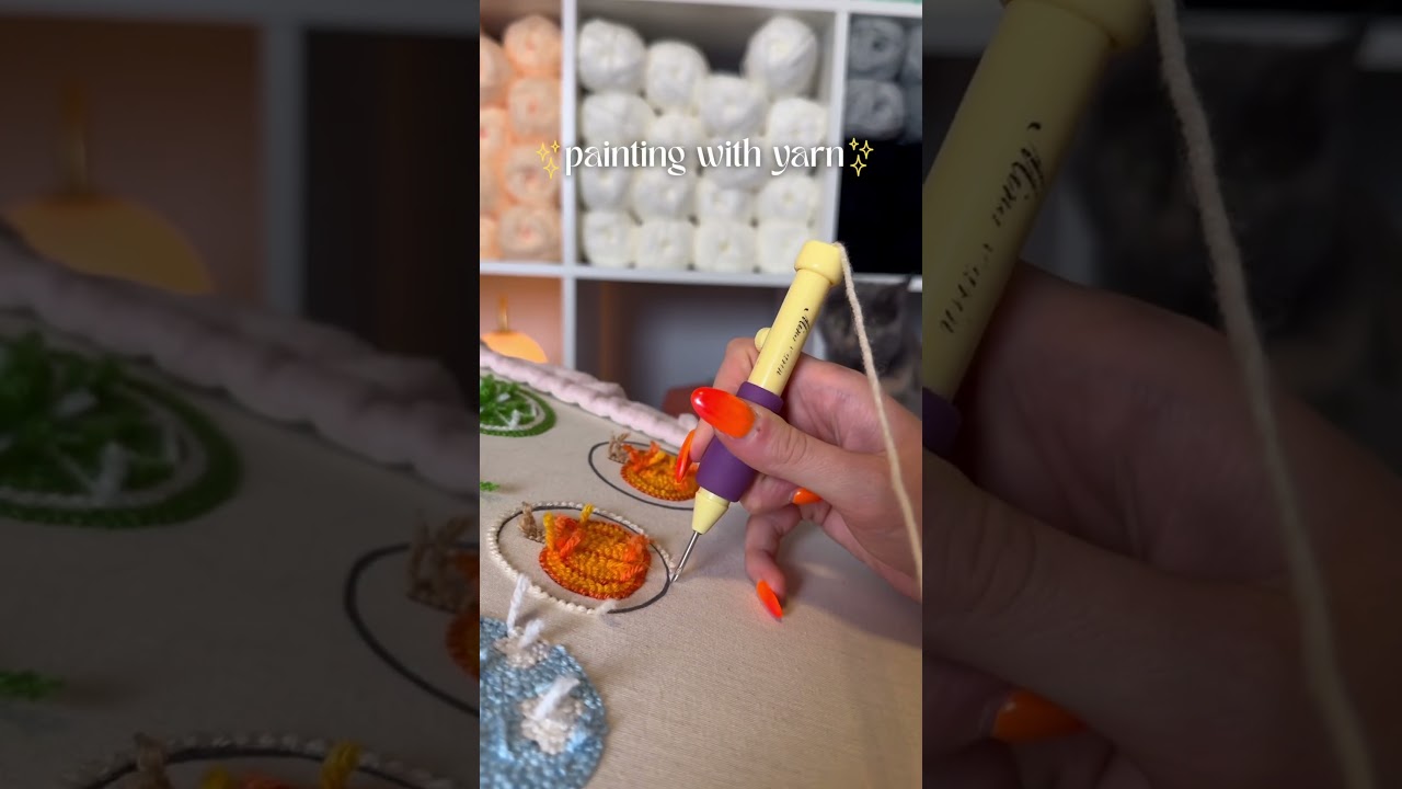 ourcheerycorner.com to grab a punch needle kit! 🧶✨ #punchneedle #craft #hobby #cozy #cozyhobby