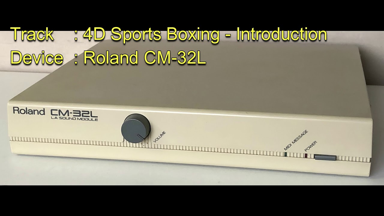 4D Sports Boxing - Introduction - Comparison of 13 wavetable/MIDI devices
