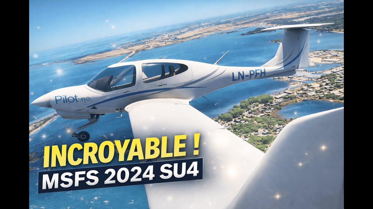 🌴MSFS 2024 SU4 : Vol de découverte en Diamond DA40 NG à Key West