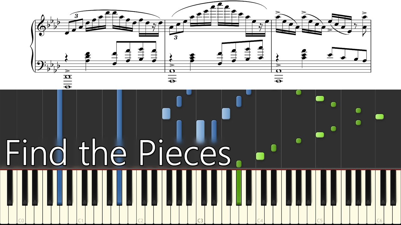 Find the Pieces - TryHardNinja - Piano/Synthesia/Sheet Music/Tutorial/How To