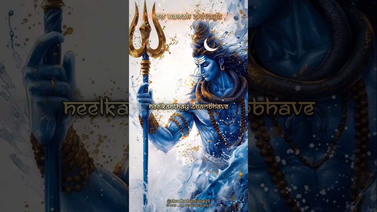 Mrityunjaya Rudraya Neelakantaya &ndash; Powerful Shiva Mantra for Healing and Protection #lordshivagrace