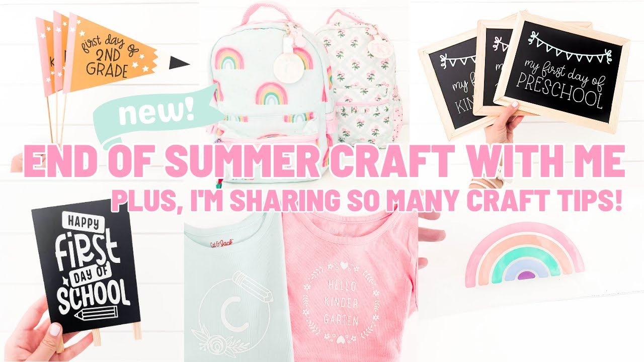 Whoa, What A Craft Night! | Prepping for Back To School With Cricut