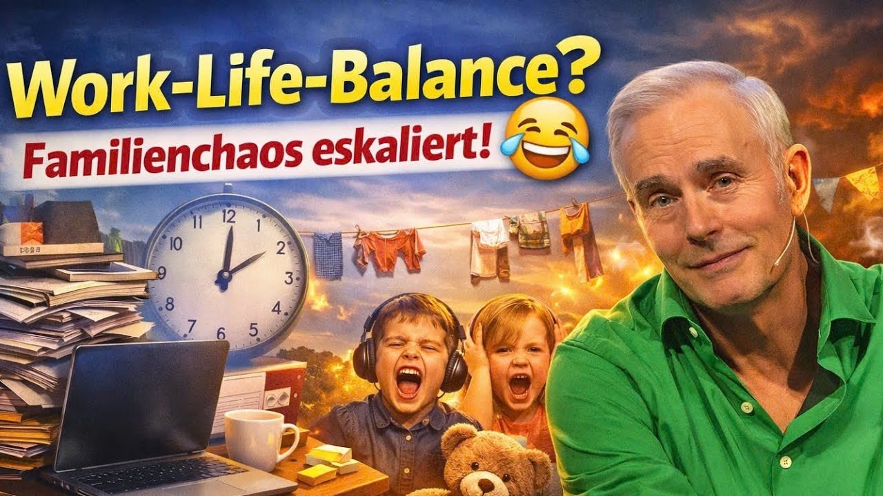 Work-Life-Balance? Familienchaos eskaliert! 😂#johannkönigcomedy#comedyclip 