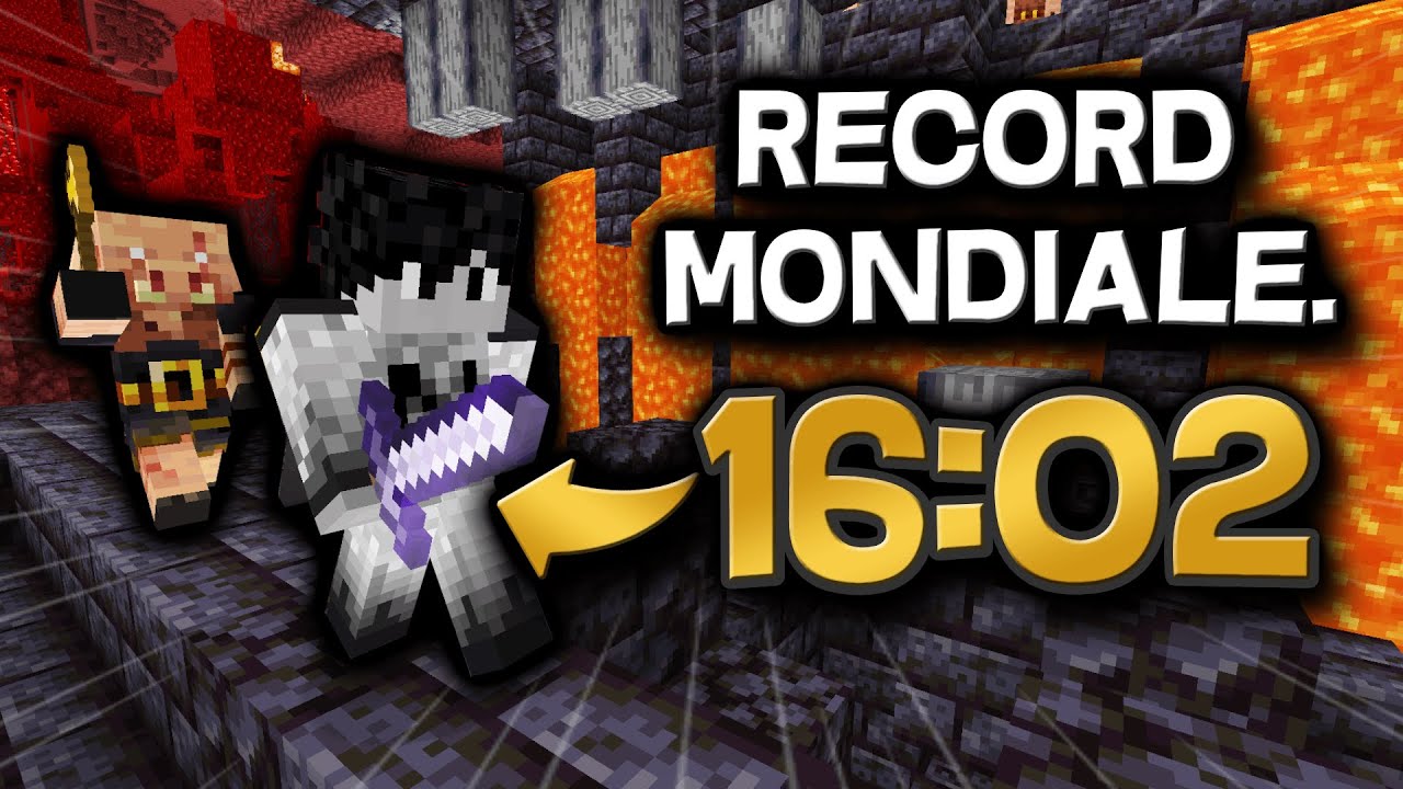 HO FATTO RECORD MONDIALE NELLE SPEEDRUN DI MINECRAFT! (ULTIMA VERSIONE)