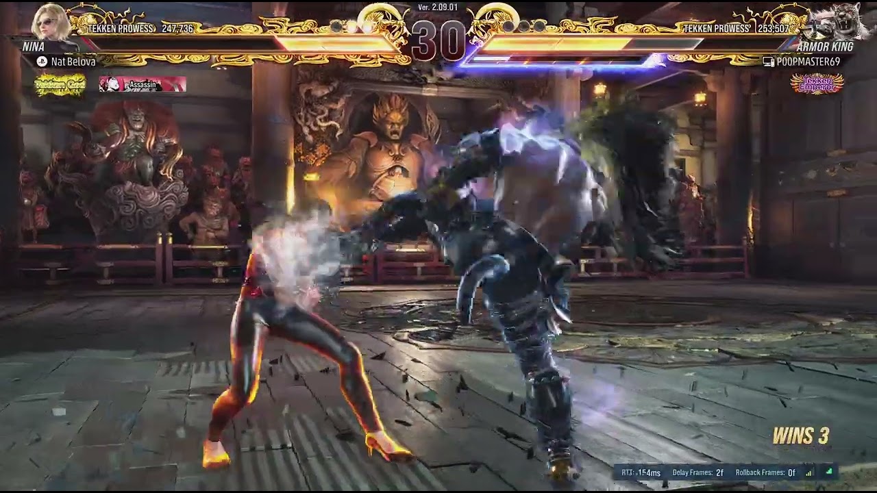 TEKKEN8 Nina vs Armor King