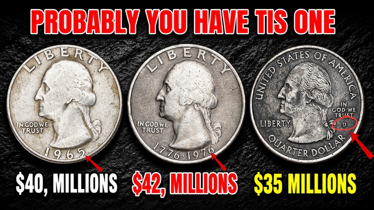 DO YOU HAVE IT? THESE ULTRA RARE STATE QUARTER DOLLAR COINS &mdash; THEIR VALUE MAY SHOCK YOU!