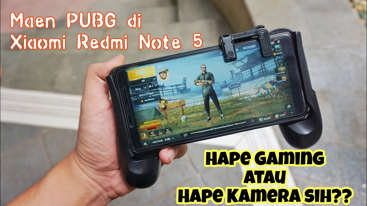 Main Game PUBG di Xiaomi Redmi Note 5??? Emang seru??