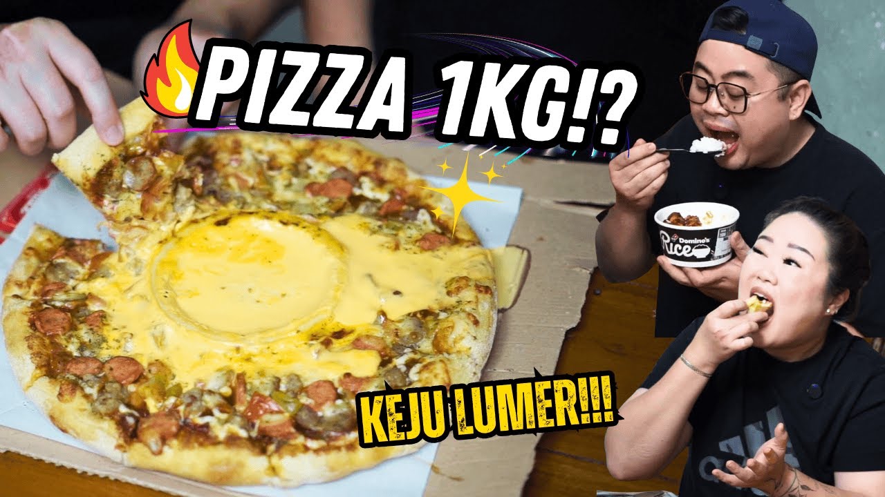 PIZZA 1 KG DARI DOMINO’S! KEJUNYA LUBER, DAGINGNYA MELIMPAH GA PELIT !!