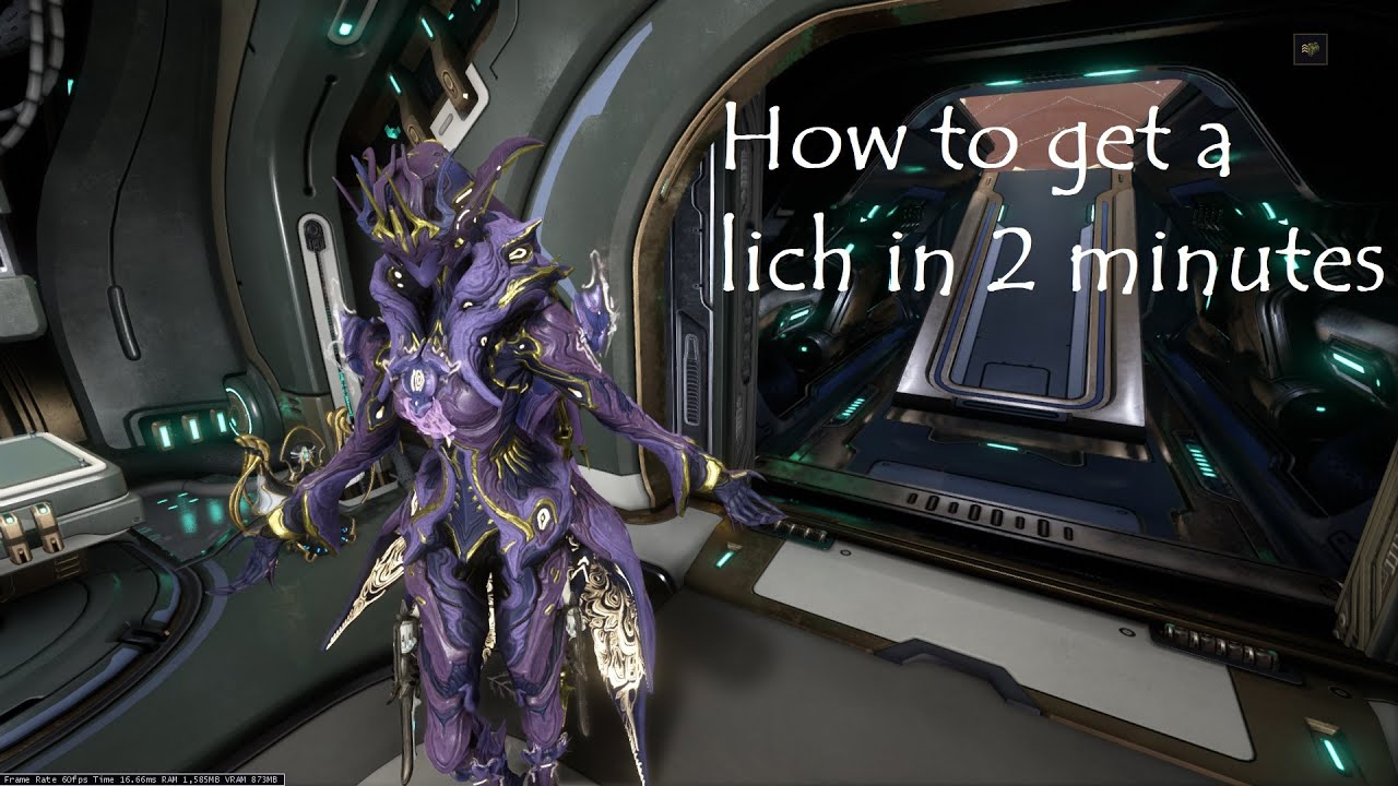 Warframe | How to get a lich in 2 minutes