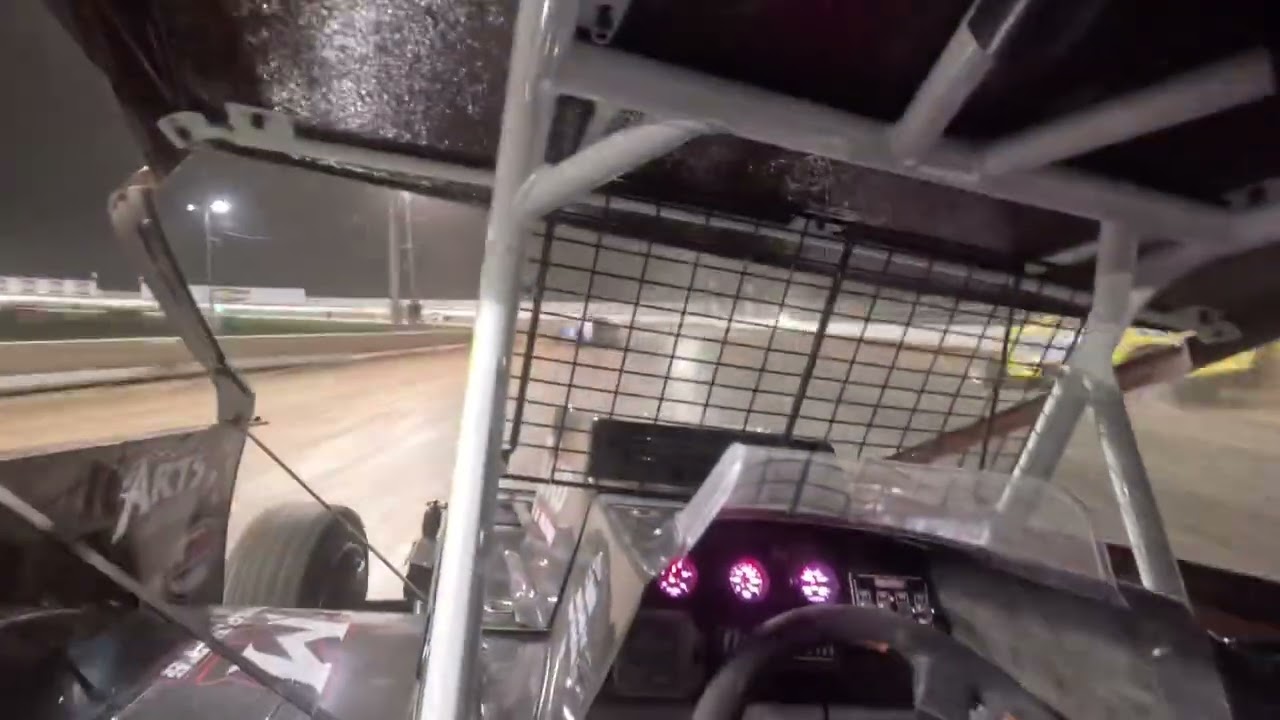 Ryan Godown Super Dirtcar Series Heat 2 Oswego Speedway 10/9/25 