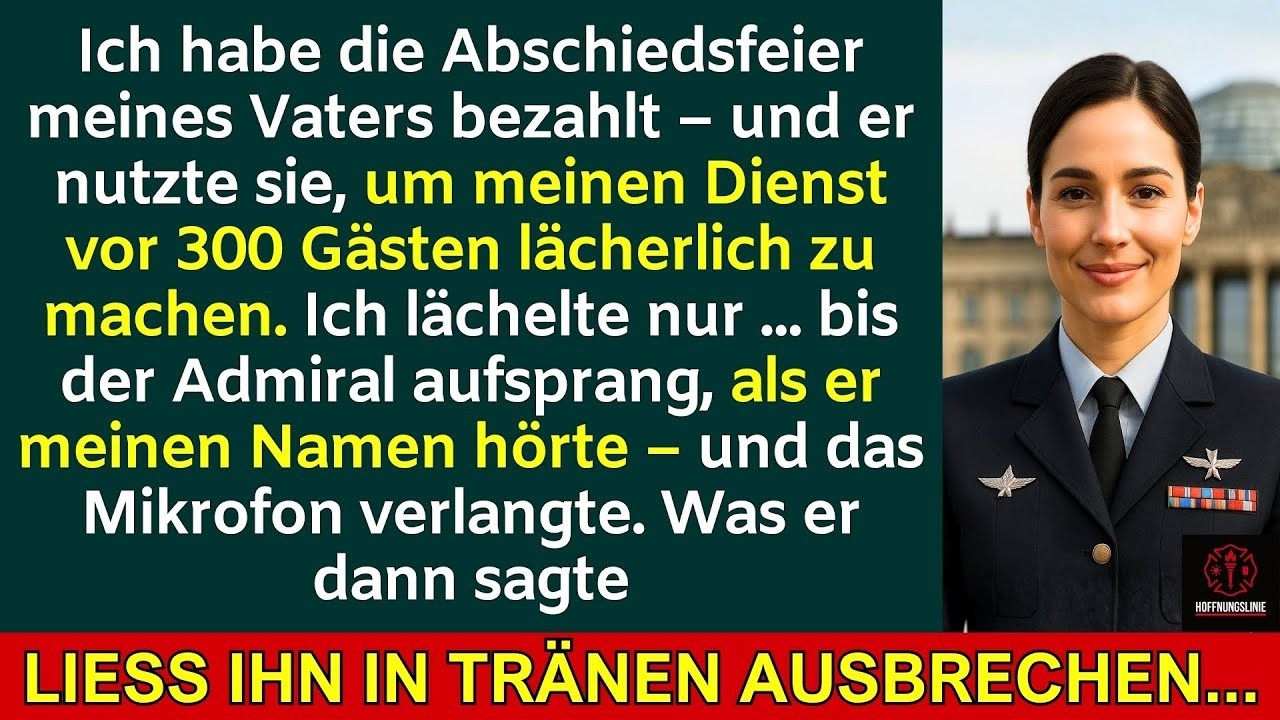 Mein Vater verspottete meinen Marinedienst vor 300 Gästen – bis der Admiral sprach