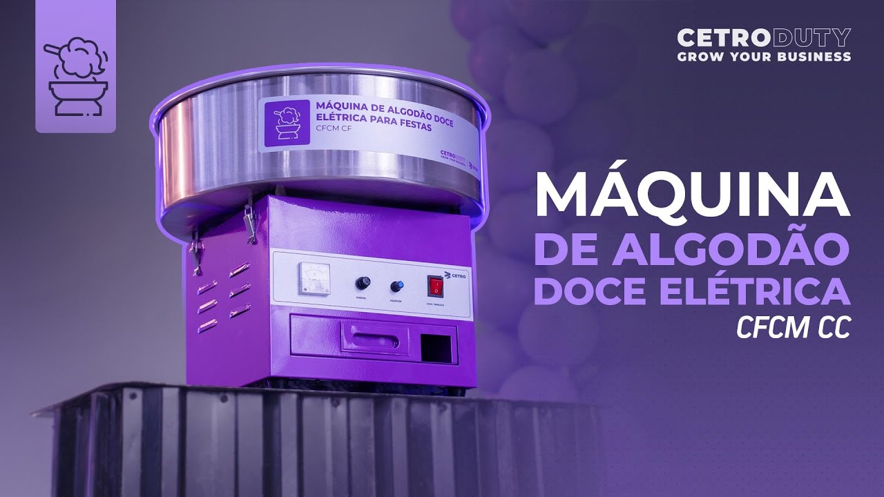 Máquina de Algodão-Doce Elétrica para Festas CFCM CC