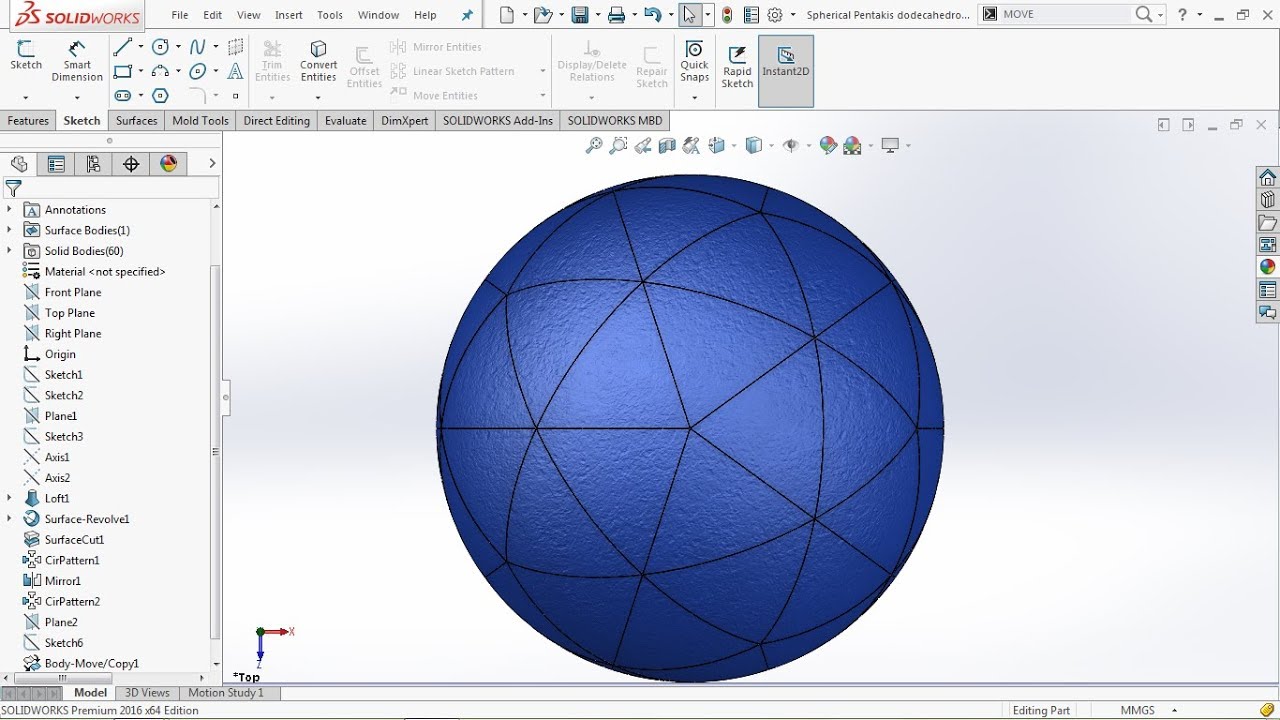 Master the 'Spherical Pentakis Dodecahedron' in SOLIDWORKS | Ultimate Pro Tips & Techniques