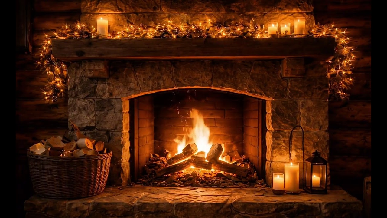 Relaxing fire place •🔥