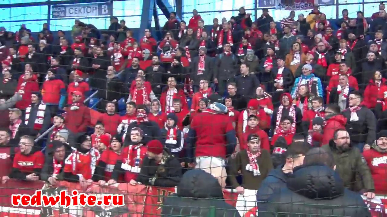 Оренбург - Спартак 1:3. Фанаты Спартака на выезде