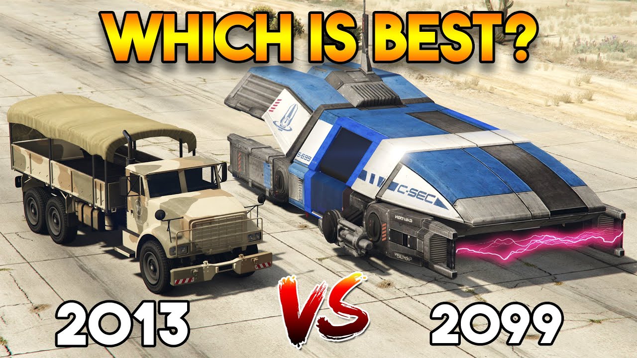 GTA 5 ONLINE : 2013 BARRACKS VS 2099 BARRACKS MILITARY (WHICH IS BEST?)