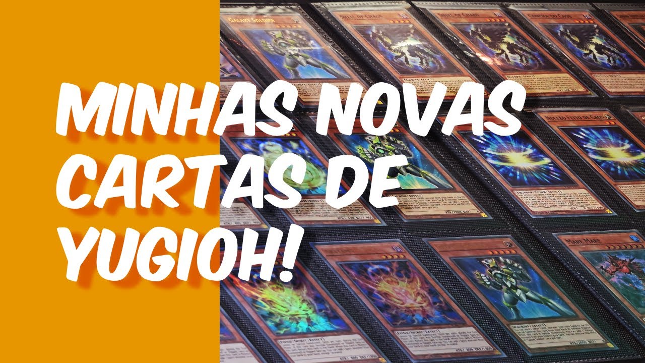 MINHAS NOVAS CARTAS DE YUGIOH! + MEU NOVO DECK NO PÓS BAN LIST