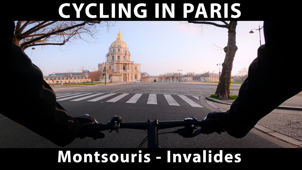 Cycling in Paris - Montsouris - Invalides