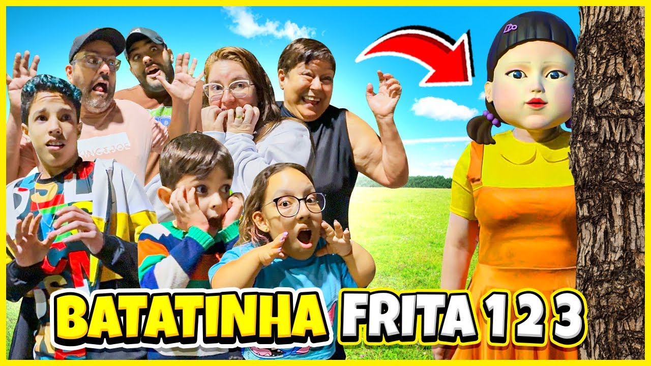 Brincamos de BATATINHA FRITA às 3 horas da Manhã * Algo estranho aconteceu