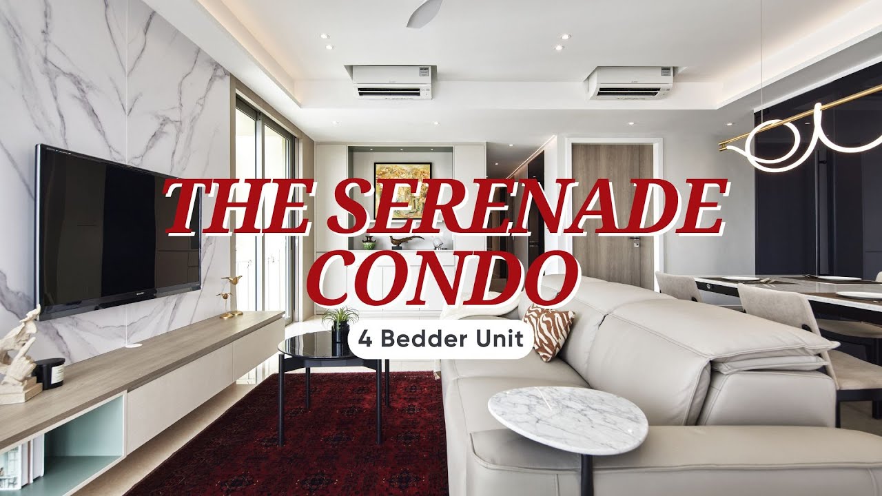 ✨ Modern Luxury Makeover | Serenade Condo Renovation in Singapore 🏡✨ | Smart Glass & Marble Features