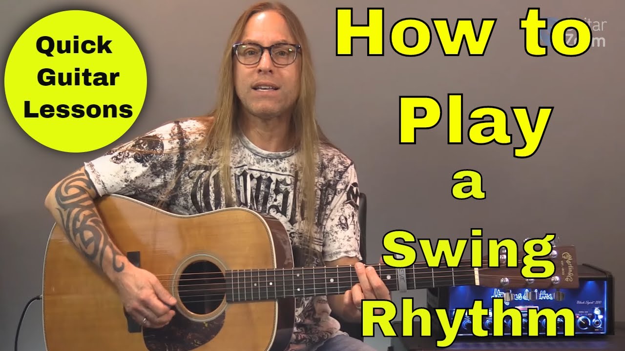 Quick Guitar Lessons #2 |  Learn How to Play a Swing Rhythm
