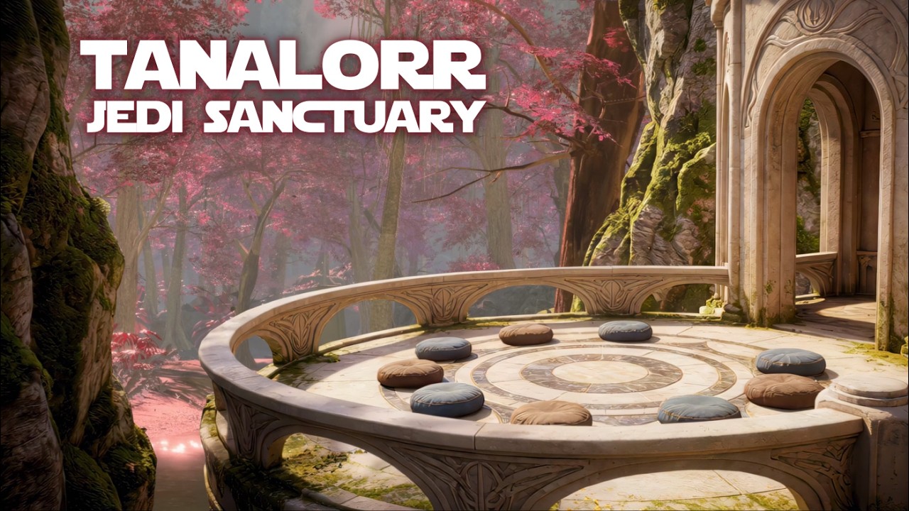Jedi Sanctuary on Tanalorr | Peaceful Daytime Meditation Ambience