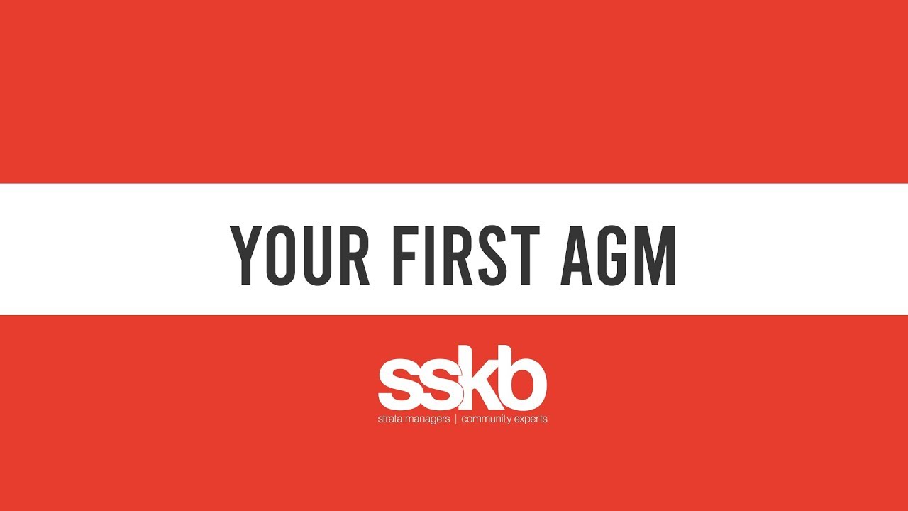 Your First AGM