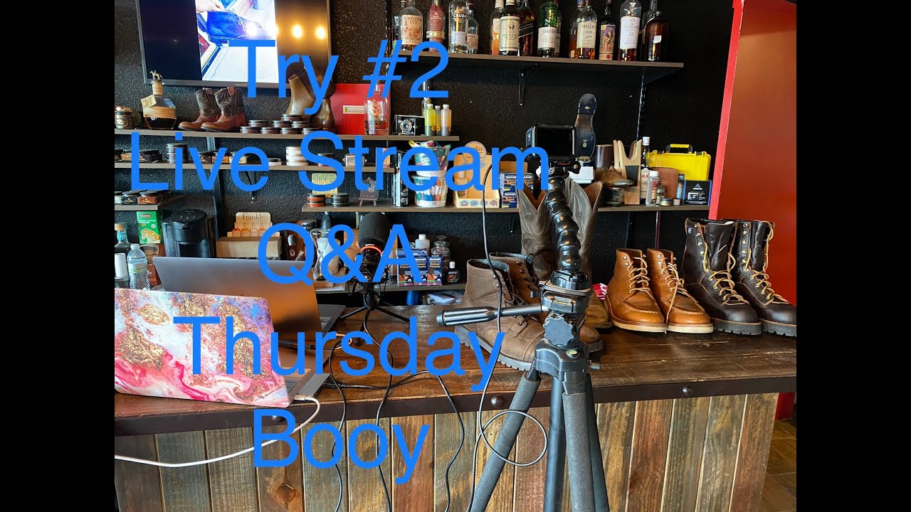 TRY #2 Thursday Boot Company Live Q&A