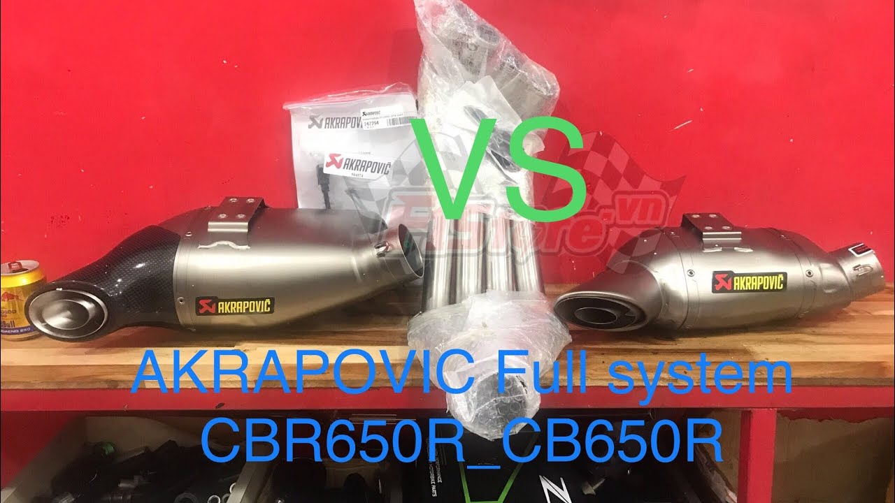 CB650R CBR650R Lên Pô AKRAPOVIC Full-system Chính Hãng Âm Thanh Sẽ Như Thế Nào